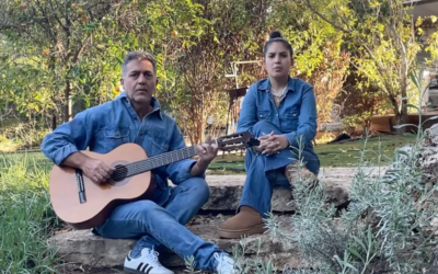 Tzachi Gatzek, Gali Gatzek and Vered Raz rewrote Leonard Cohen's classic 'Who By Fire' in memory of all those killed on October 7, 2023 (Courtesy screenshot)