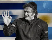 Javier Milei, newly elected president of Argentina

for the piece by Raanan Rein and Pablo Mendez Shif
Credit: Photos: Andres Kudacki/ AP / 
Artwork: Anastasia Shub
 
