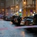 A police officer secures the area following the shooting at one of the buildings of Charles University in Prague, Czech Republic, December 21, 2023.
