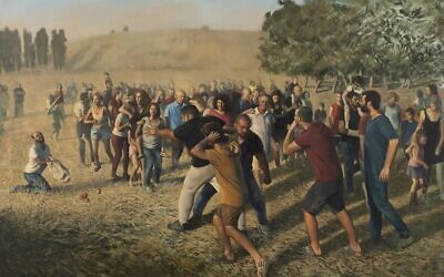 'Bitter Moments of Grace' by Matan Ben Cnaan, part of the Nassima-Landau art auction set for December 13, 2023. (Courtesy: Elad Sarig)