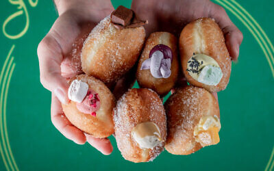The Kadosh collection of sufganiyot for Hanukkah 2023 (Courtesy)