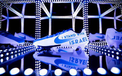 The cleats worn by Minnesota Vikings kicker Greg Joseph as part of the NFL's "My Cause, My Cleats" campaign. (Courtesy of the Minnesota Vikings)