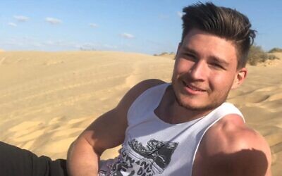Sasha Trufanov, 27, was taken hostage along with his family and girlfriend Sapir Cohen on October 7, 2023 (courtesy)