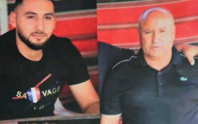 Youssef and son Hamza Ziyadne are still captive in Gaza on October 7, 2023. (Eli Katzoff / The Times of Israel)