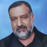 IRGC officer Razi Mousavi is reported to have been killed in an alleged Israeli strike in Damascus, December 25, 2023. (via Tasnim News Agency)