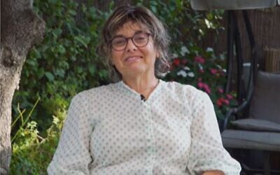 Ruti, a mother of 12, who has six sons in the IDF reserves. (Channel 12 screenshot, used in accordance with Clause 27a of the Copyright Law)